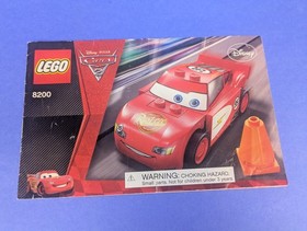 Lego Cars: Cars 2: Radiator Springs Lightning McQueen Set 8200 - w/ Instructions