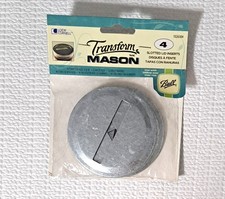 Loew-Cornell 1026304 Transform Mason Ball Lid Inserts, Slotted, 4/Pack