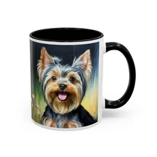 Yorkshire Terrier Ceramic Accent Coffee Mug