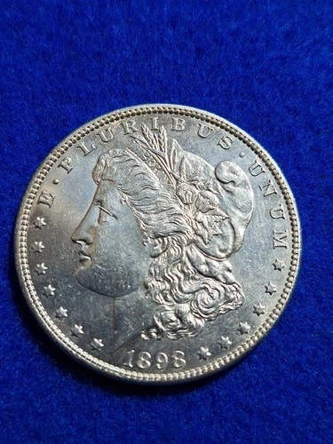 1898 Silver Morgan Dollar. Very Nice, Luster. Prooflike? DMPL?