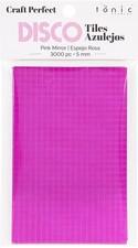 Craft Perfect Disco Tiles 5MM -Pink