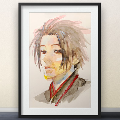 Hell's Paradise: Jigokuraku - Shugen Watecolor by Yūji Kaku - 11x17 Poster