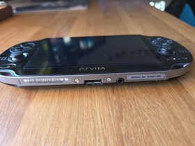 Sony Ps Vita  PCH-1000 black Crystal Model Console & Charger CIB  TESTED