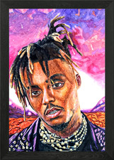 Juice WRLD Framed Wall Art Poster Canvas Print Picture