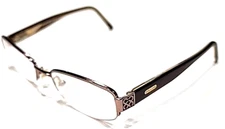 COACH 1024 Maeve Taupe Metal Half-Rim Eyeglasses Frame 50-18 135