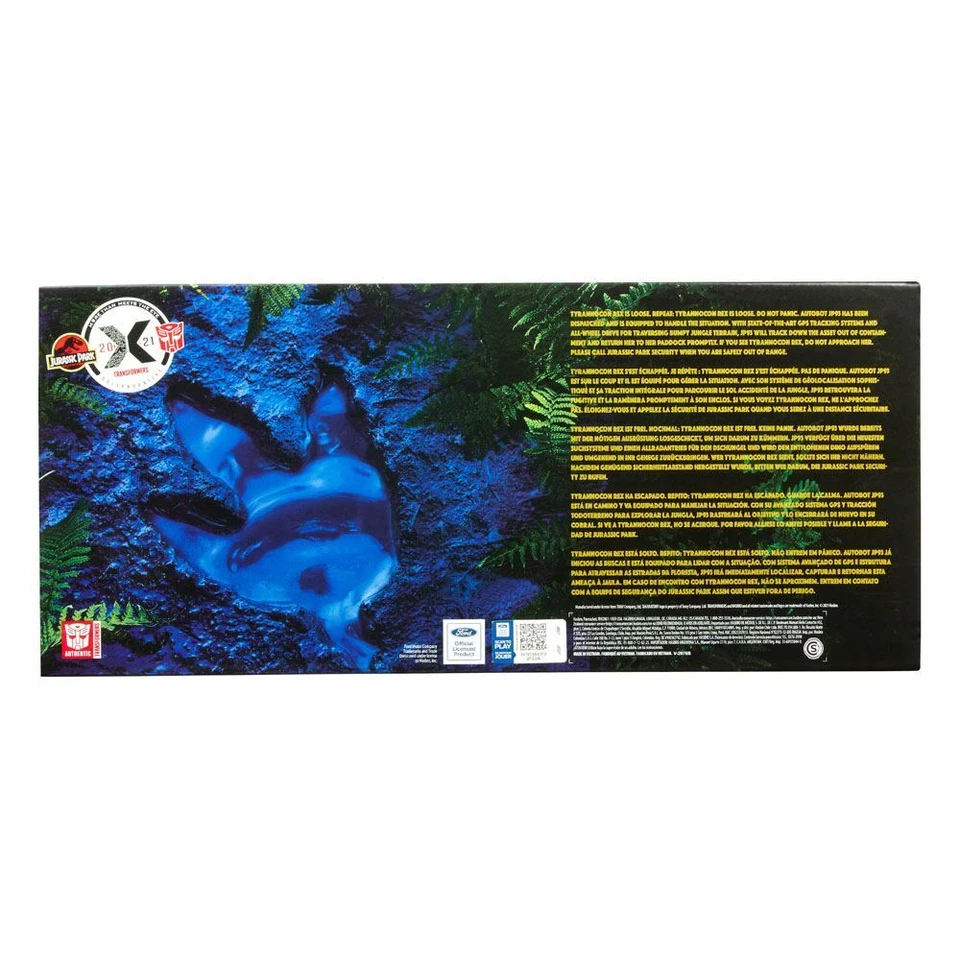 Jurassic Park x Transformers Tyrannocon Rex Autobot JP93 2-Pack Figur Hasbro - Bild 3 von 4