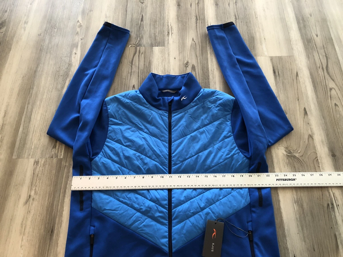 KJUS Men s Full Zip Release Golf Jacket Blue Size L MG15 H06