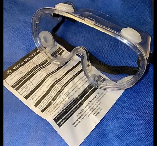 Bulk 25 Safety Goggles Medical and Lab Safety Eye Protective Eyewear Clear Lens