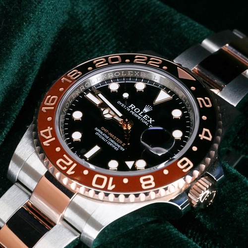 2025 NEW UNWORN Rolex GMT-Master II "Root Beer" Two-Tone Rose Gold 126711CHNR - Picture 13 of 23