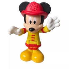 Mickey Mouse Clubhouse Mickeys Fire Truck Figure Fireman Disney 3  Toy