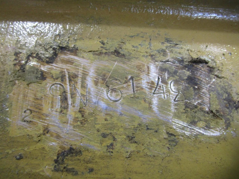 Cubierta de volante de inercia carcasa campana motor diésel Caterpillar 3406B pieza OEM 7N6143 Foto 3 de 4