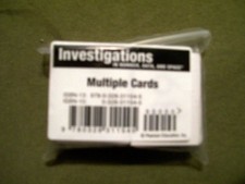 Pearson Education Investigations in Number, Data, and Space Gr. 2 Multiple Cards