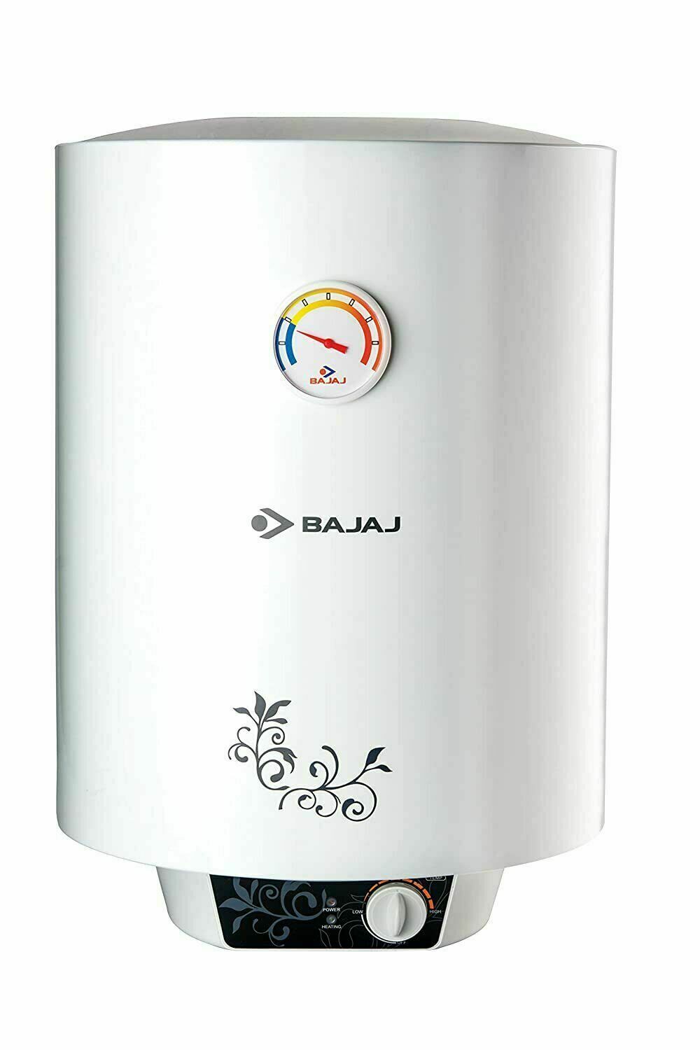 Bajaj New Shakti Vertical Water Heater 3 Pin Plug. High Pressure 15 Litre  White | eBay