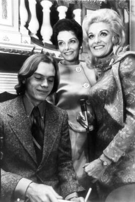 Jane Russell and her adopted son Tommy Cavanagh and Beryl Davi- 1968 Old Photo