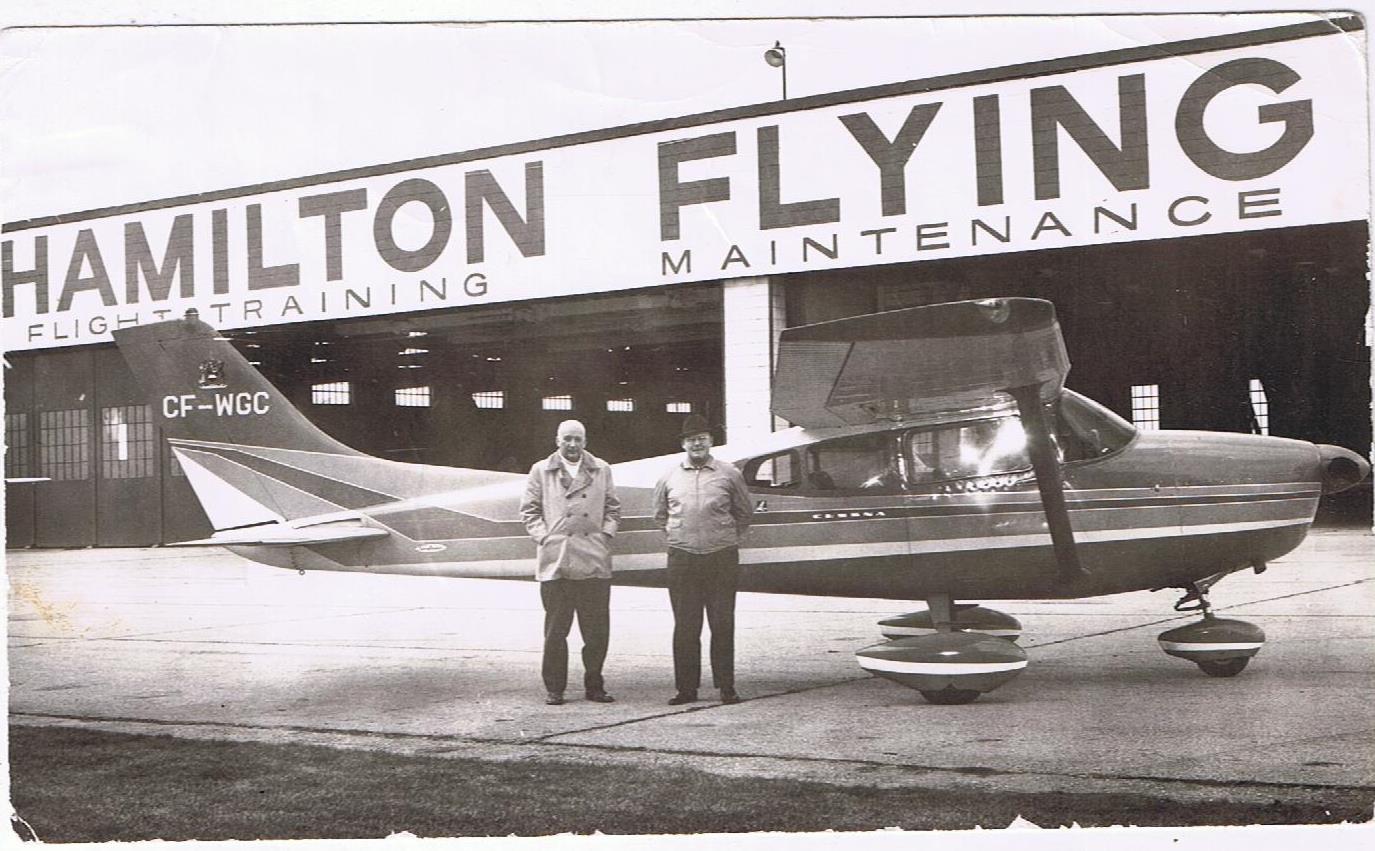 Photo Hamilton Ontario Flying Flight Training Maintenance Norm Curry eBay
