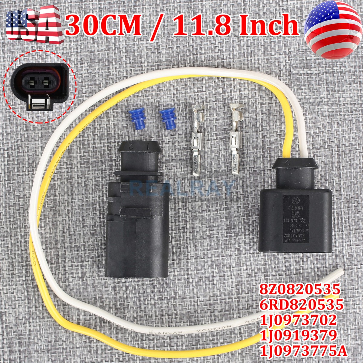 たま　0628 For VW Volkswagen Outside Air Temperature Sensor Connector