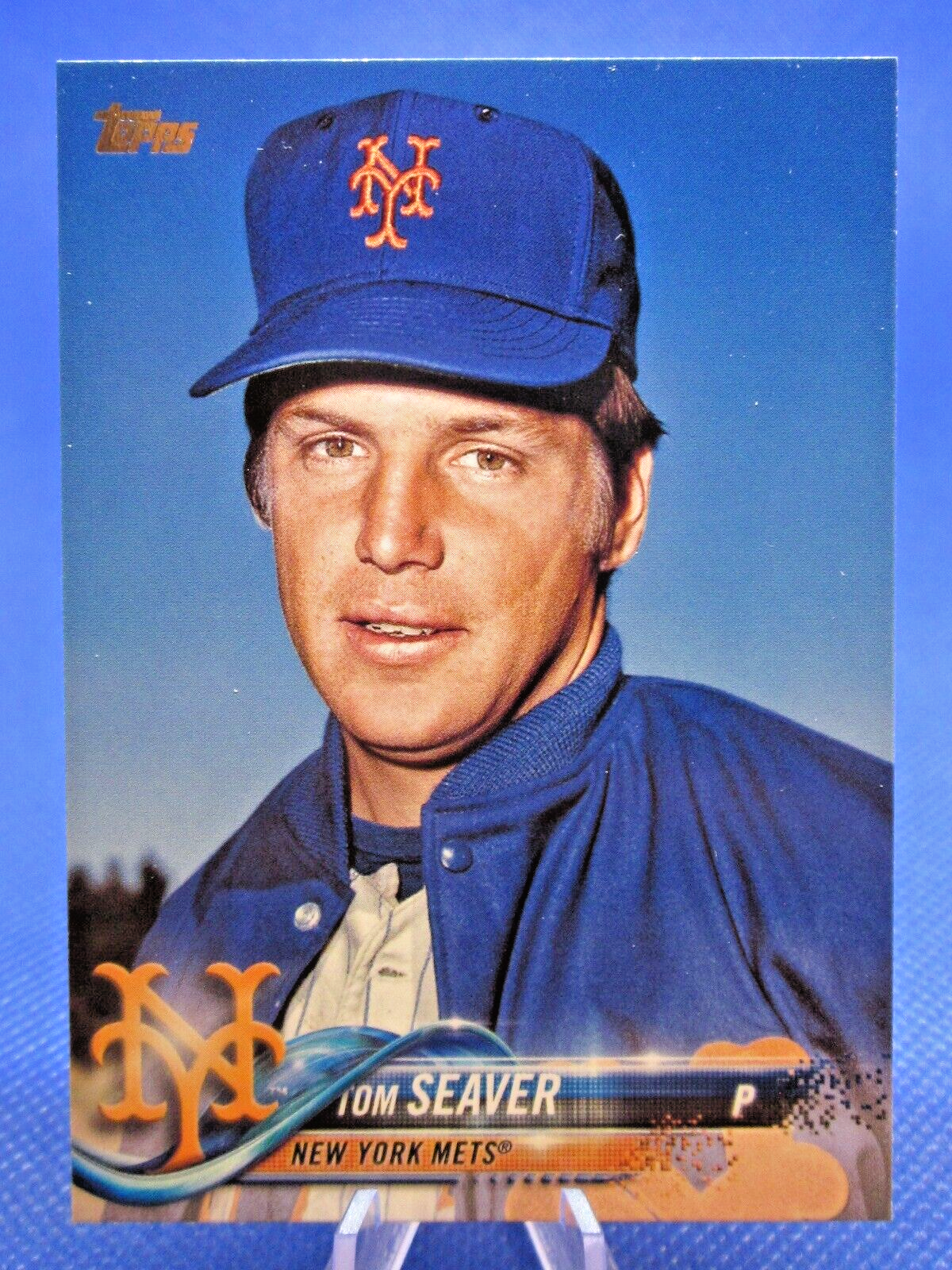 2018 Topps Series 2 #600 Tom Seaver SP Short Print Variation New York Mets Card