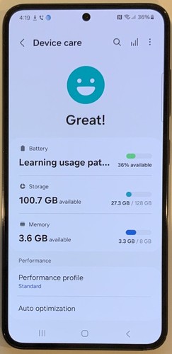 PRZETESTOWANY UŻYWANY GSM ODBLOKOWANY SAMSUNG GALAXY S23, SM-S911U 128GB ANDROID SMARTFON - Zdjęcie 5 z 9
