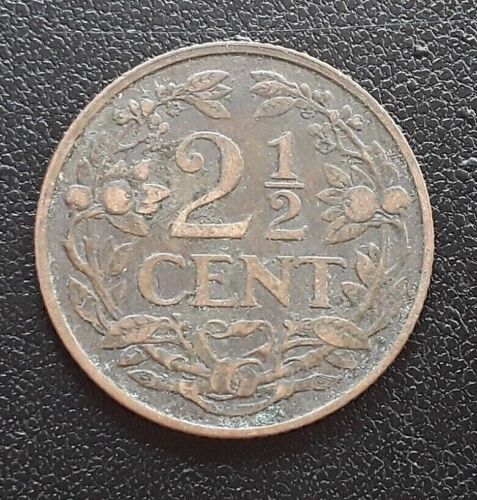 2 1/2 Cent des Pays-bas 1915 Utrecht en Bronze - Afbeelding 1 van 2