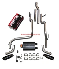 Dual Exhaust Kit Flowmaster Super 44 Aggressive Fits 03-12 Dodge Ram 2500 3500