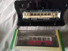 TRAM AND BUS MADE FROM DIE CAST AND PLASTIC (D51)