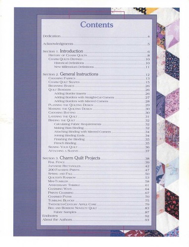 Charm Quilts with Style by American Quilter's Society 2000 bfeqt0078 - Picture 3 of 4