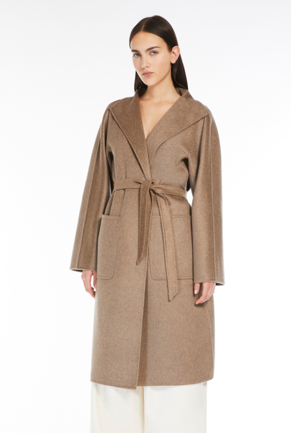 MAX MARA Lilia Cashmere 100% Wrap Coat UK10 (US 8 size) | eBay