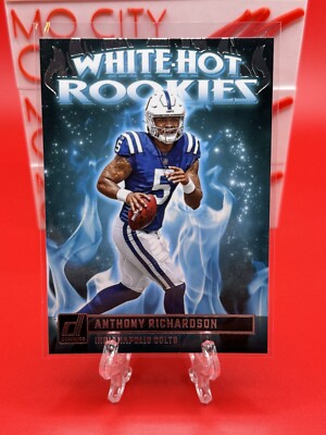 2023 Panini Donruss ANTHONY RICHARDSON Rookie White Hot Rookies #WHR-1 COLTS - 3