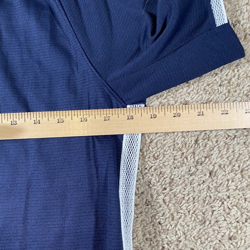 Polo da uomo Under Armour ingranaggi caldi sciolti blu navy piccola - Foto 9 di 10