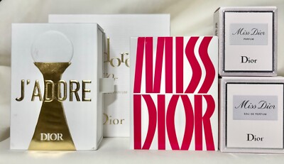 CHRISTIAN DIOR VARIOUS FRAGRANCE FOR HER.  MINIATURES New In Gift of Box