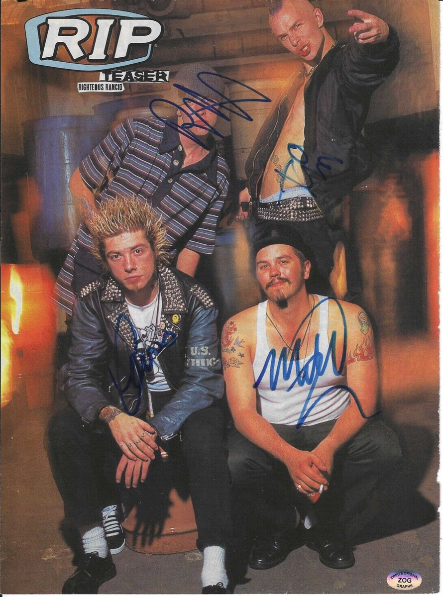 RANCID signed ARMSTRONG, FREDERIKSEN, FREEMAN & REED - Cut Page