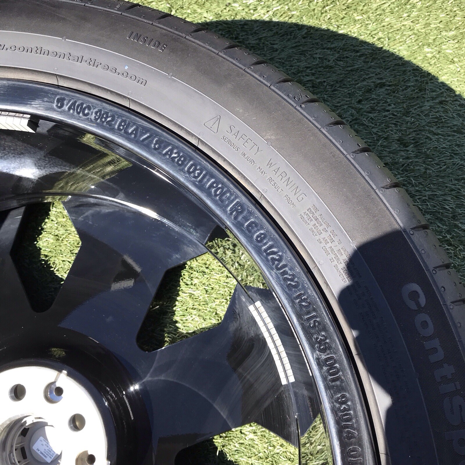 22 PHANTOM ROLLS ROYCE RIMS TIRES TPMS NEW SET 4 GENUINE 2025 036423 01293 93074