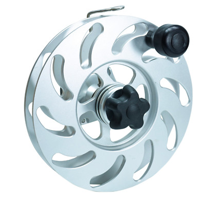 10'' Aluminum Teaser Reel for Big Game Fishing Silver Rail Mount Manual