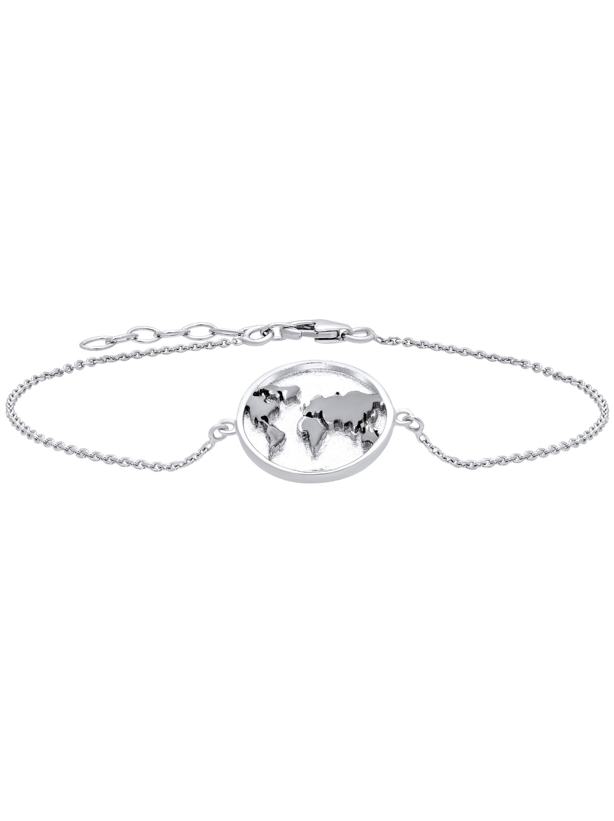 Нарукавная повязка Julie Julsen Damen Erde Welt Silber 925 19 см JJBR07041 6590₽