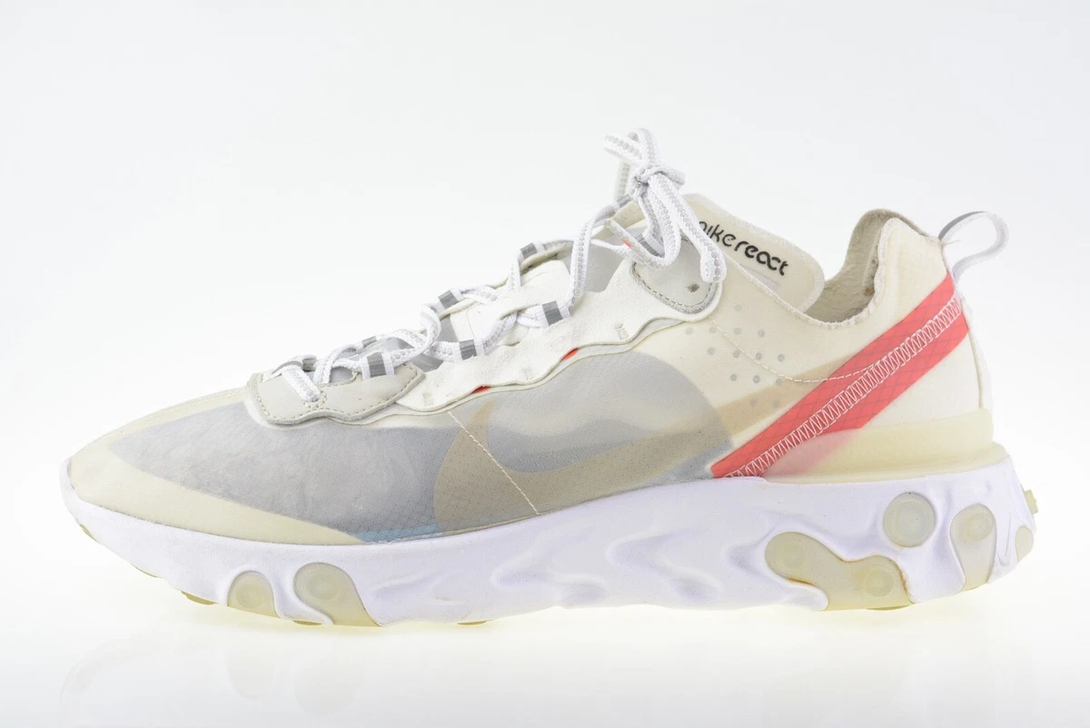 Nike React Element 87 White AQ1090 100 Men s Trainers Size UK 10