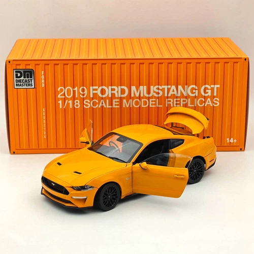 DM 1:18 Scale Model Replicas Ford Mustang GT 2019 Orange Fury RHD Diecast Gifts - Picture 17 of 17