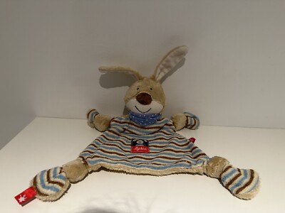 Schmusetuch Hase Hanni - Weiches Kuscheltuch Mit Rassel Für Babys