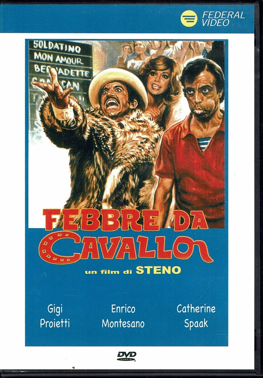 FEBBRE DA CAVALLO Gigi Proietti Enrico Montesano DVD regia Steno