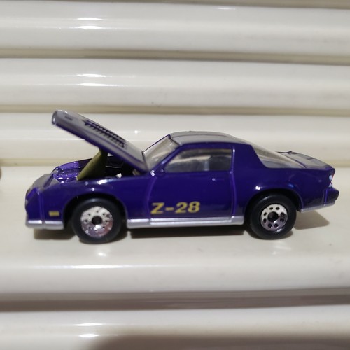 Matchbox 1994 COLLECTOR's CHOICE #21 Purple Hood Opening CAMARO Z28 C9.5 MintBxd - Picture 3 of 15