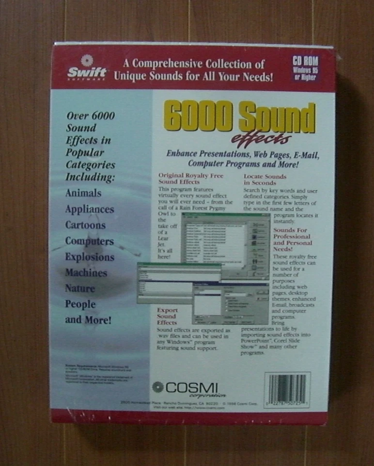 Cosmi 6000 Sound Effects - Image 2 of 2