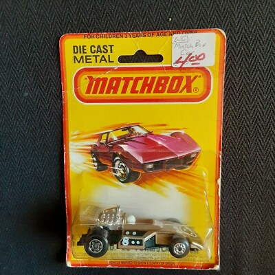 マッチボックス matchbox No.28 Vintage 1981 Lesney Matchbox #28 FORMULA RACER in original package