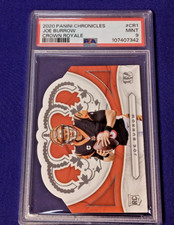 2020 PANINI CHRONICLES JOE BURROW CROWN ROYALE CR1 RED SP