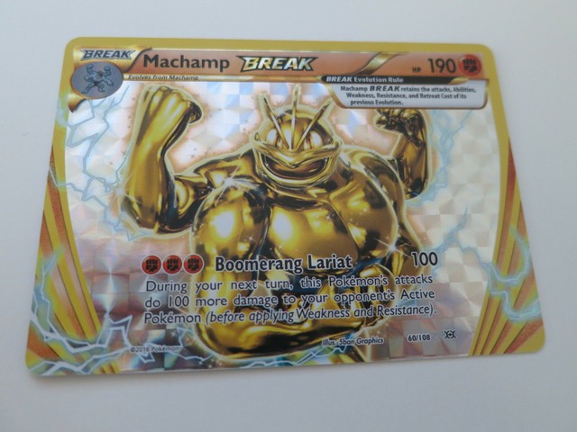 Pokemon MACHAMP Break 60 108 Holo Rare Card EBay