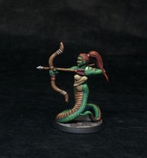 Miniatura dipinta Heroforge mostro Medusa personalizzato per D&D Pathfinder
