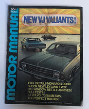 Motor Manual May 1973 Car Magazine Calder Poster Inside ( RARE )