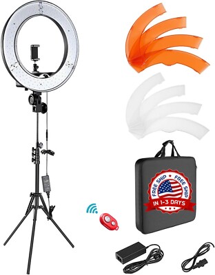 Profesional Estudio Trípode Con Aro De LED Luz Para Fotografia Selfie Maquillaj