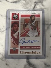Justin Gorham 2020-21 Chronicles Draft Picks Rookie Auto Card RC