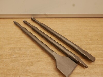 3 X DEWALT SDS PLUS MEISSEL PUNKT 20 MM & 40 MM FLACH