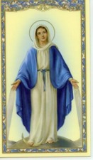 HAIL MARY  - Laminated  Holy Cards.  QUANTITY 25 CARDS