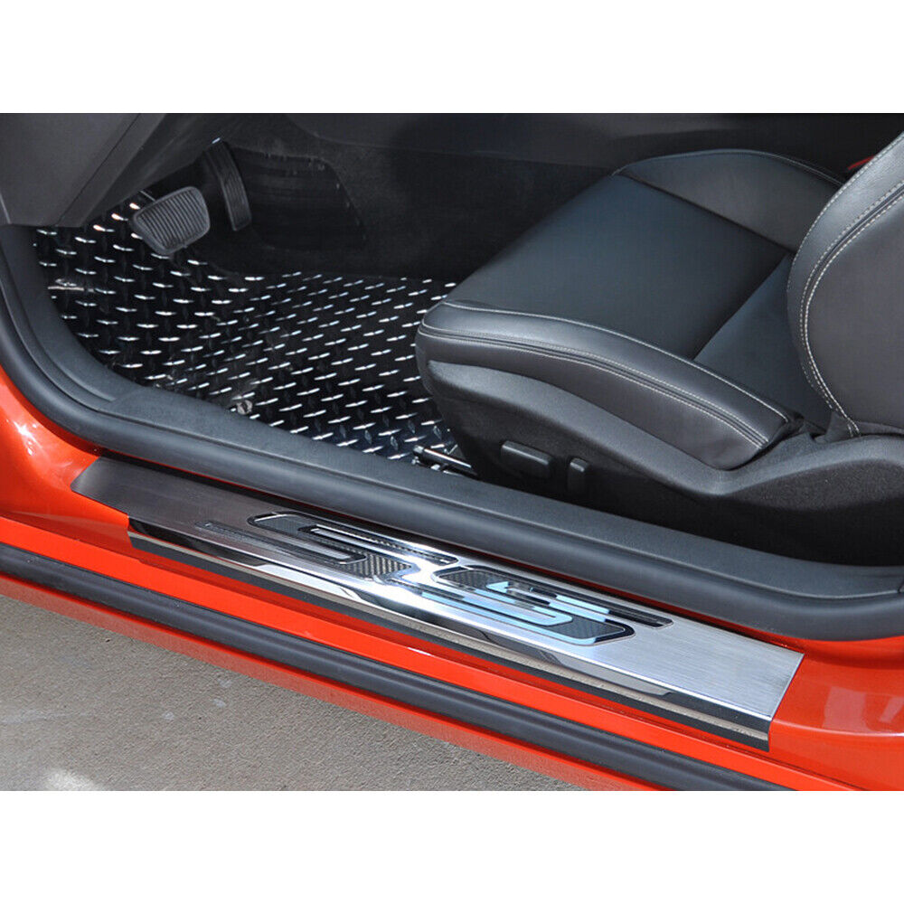 ACC Door Sill Trim Kit Red C-Fiber 'SS' Inlay fits 2010-15 ACC Door Sill Trim Kit Red C-Fiber 'SS' Inlay fits 2010-15